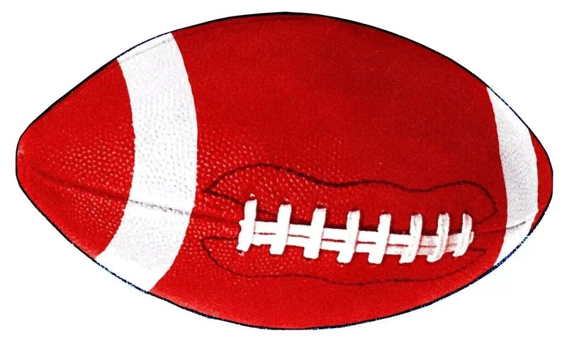 football sports ball wall decal prepasted 6.5 inch new