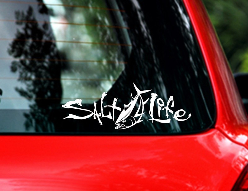 Salt Life Tuna Deep Sea – Vinyl Decal Sticker – 8”