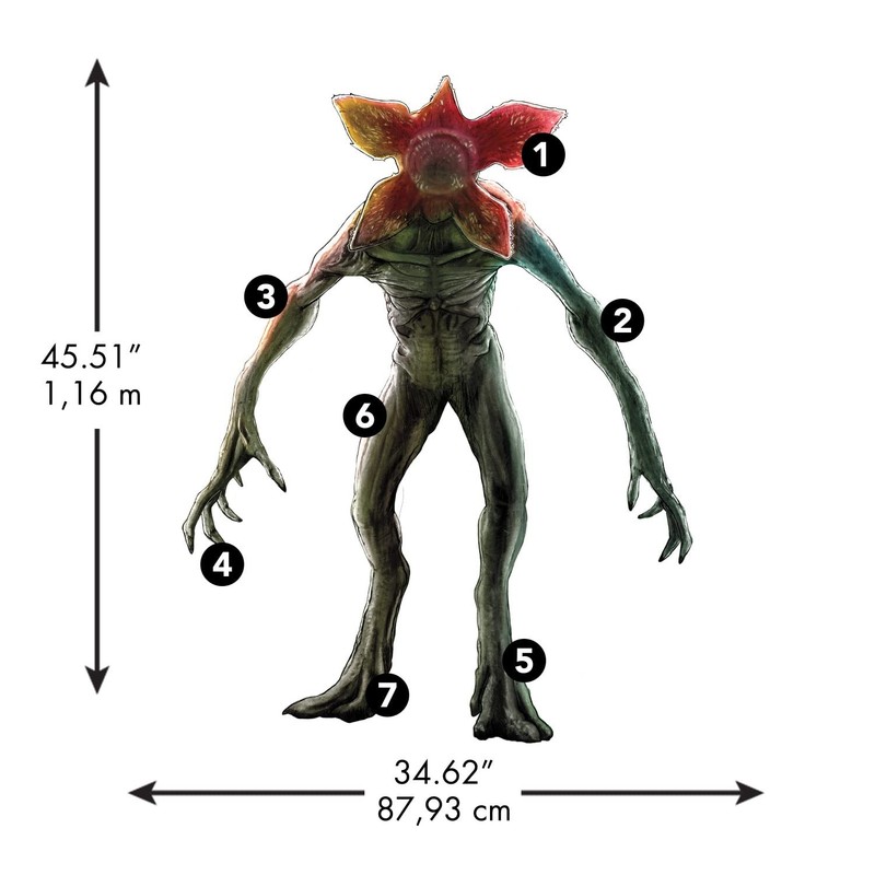 RMK5142GM Netflix Stranger Things Demogorgon Peel and Stick Giant Wall Decal gallery