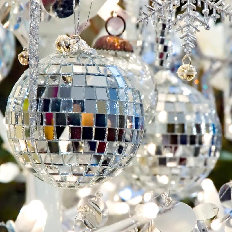 Acrylic Crafts Stickers Mosaic Tile Making Disco Mirror Ball Wedding Party Decor gallery