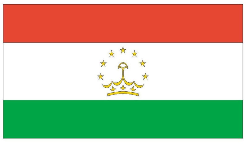 Tajikistan International Flag Sticker Decal F491