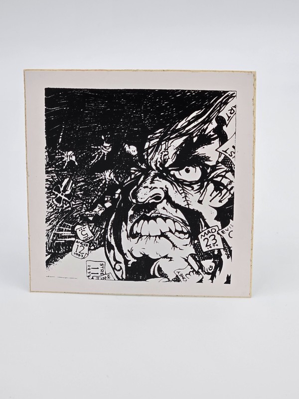 Very Rare Mad Mark Rude Misfits Sticker 1980s Vintage 4″ x 4″ Starliner