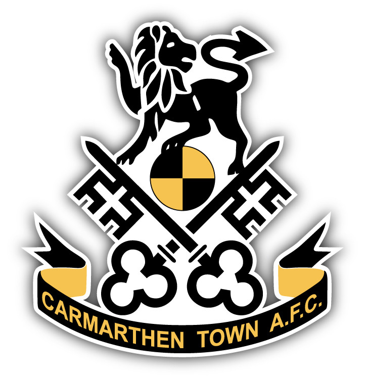 Carmarthen Town A.F.C. Wales Soccer Football Car Sticker Decal 5” x 5”