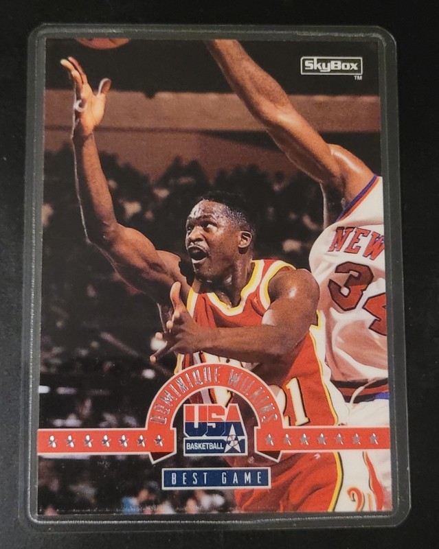 Dominique Wilkins Basketball Card HOF Fridge/Locker/Cabinet Laminated Magnet gallery