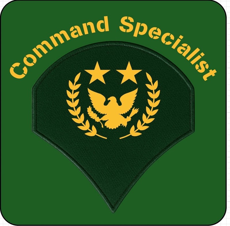 STICKER humor command specialist E4 MAFIA shield of sham Army veteran USA lead s