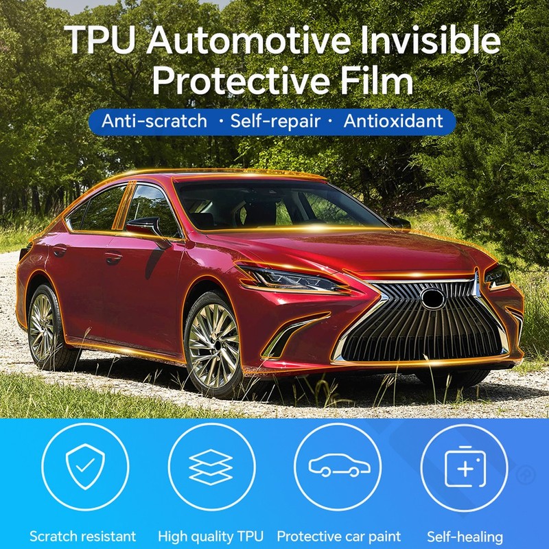 8Mil Full Car Precut Paint Protection Film For Lexus ES 250 300H 350 2019-2023 gallery