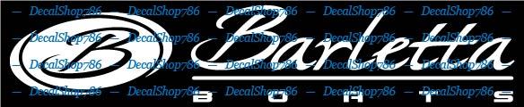 Barletta Boats -Outdoor Sports- Car/SUV/Truck Vinyl Die-Cut Peel N’ Stick Decals