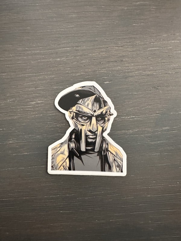 MF DOOM Vinyl Art Sticker Very High Quality Hip Hop 3” gallery