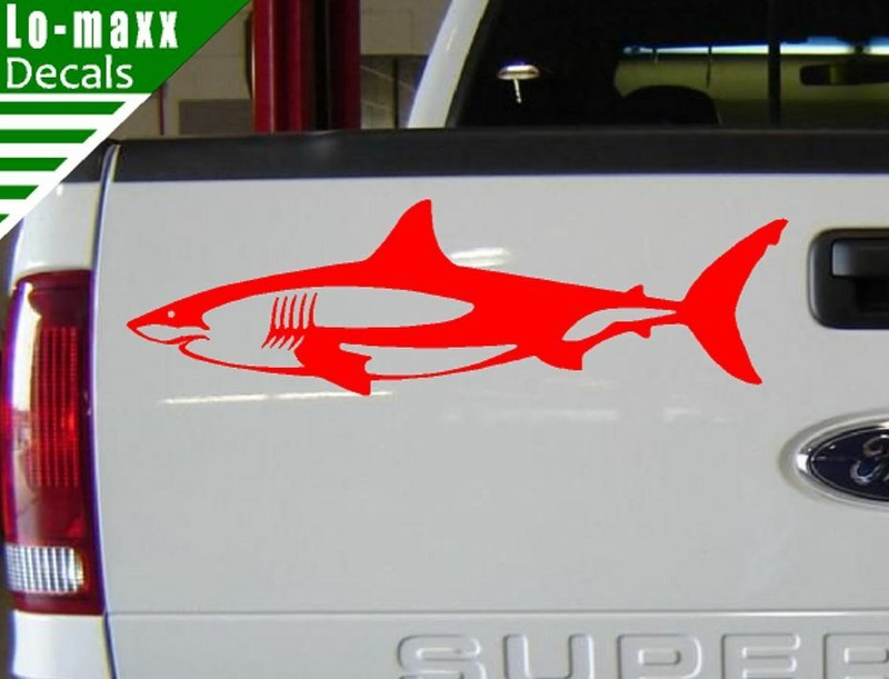 Shark Unique Custom Graphic Design Durable High Performance Die Cut Vinyl Decal gallery