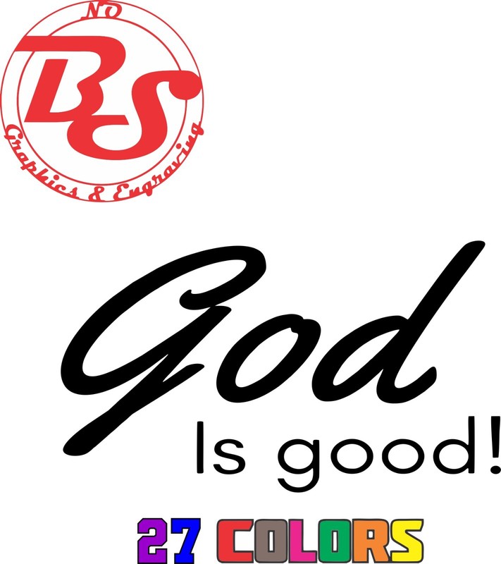 6" God Faith Hope Love Decal Religion Jesus Christ Church Cross 4x4 Driving noBS gallery