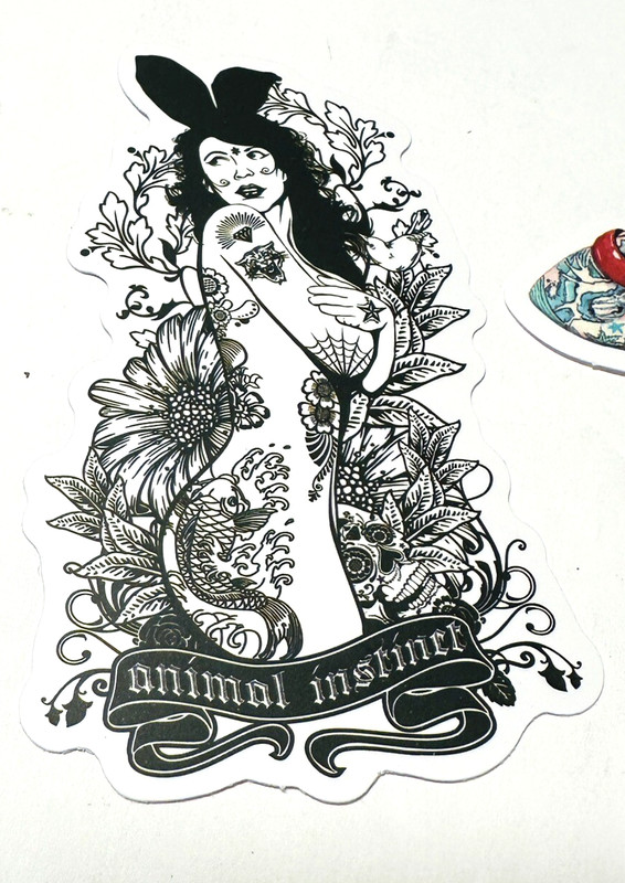 Tattooed Ladies Decals Stickers Marilyn Monroe Sexy Set of 4 Sailor Bunny Skull gallery