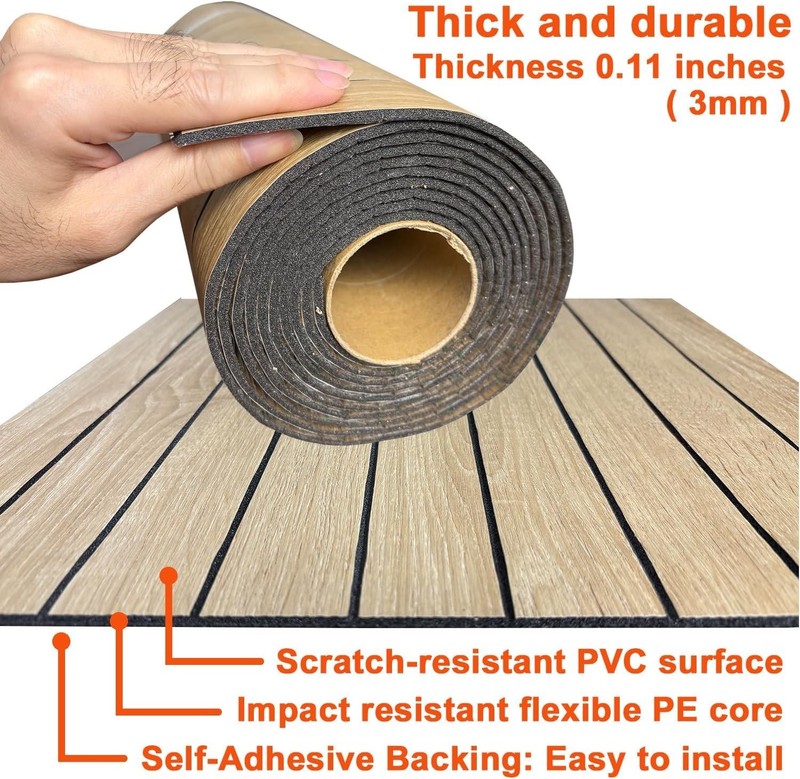 Self-Adhesive Faux Oak Wood Wall Panel - 3D Design for Style & Soundproofing gallery