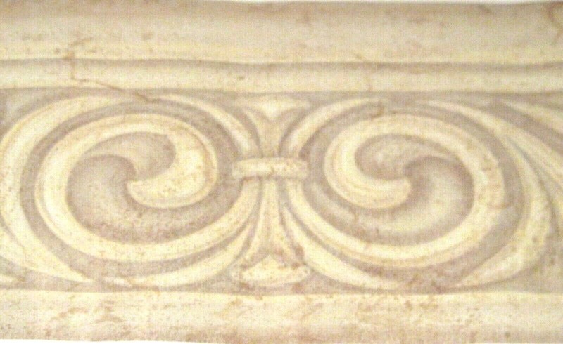 ORNATE SCROLL MOLDING DECORATIVE ACCENT PAINT TRANSFERS PLAID
