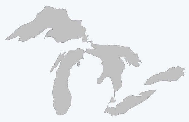 Michigan Great Lakes Vinyl Decal Sticker - You choose color and size gallery