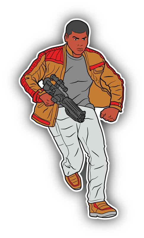 Star Wars Cartoon Chewbacca Sticker Bumper Decal – ”SIZES”