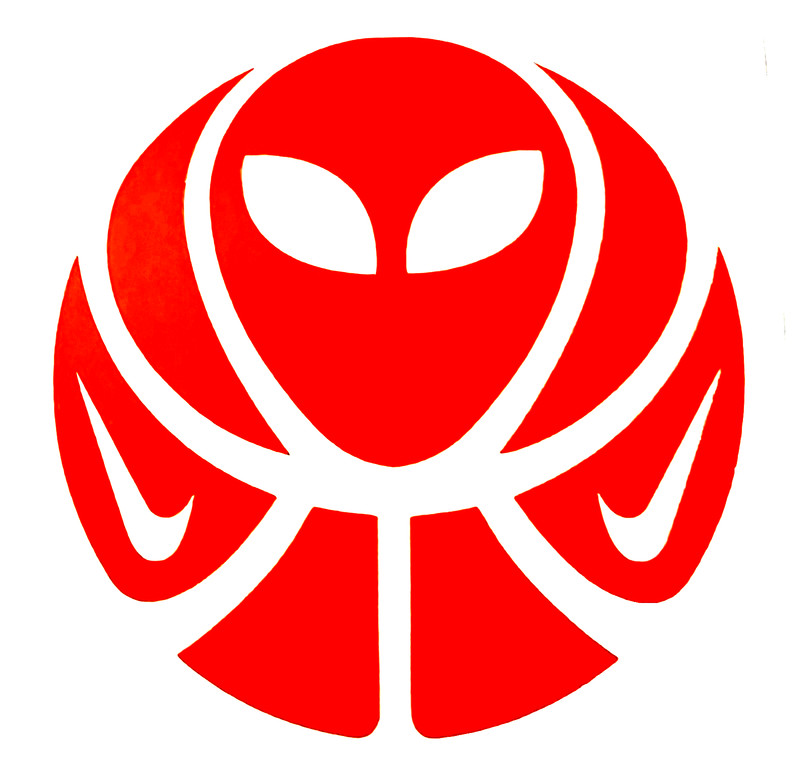 Wemby Alien Orange Vinyl Decal 4×4 Inches Transfer Sticker For Cars 1/21