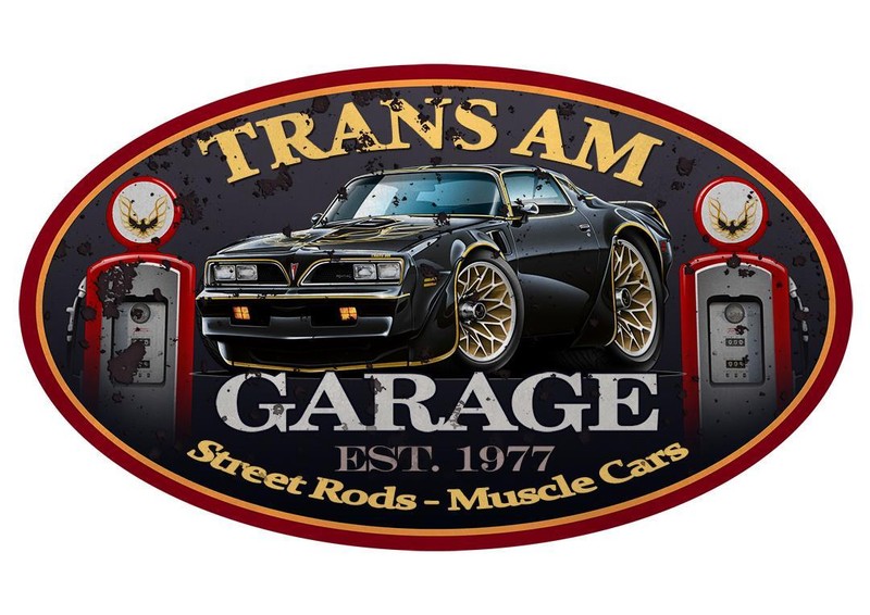 1977 1978 Pontiac Trans Am Firebird Garage Style Wall Art Graphic Sticker