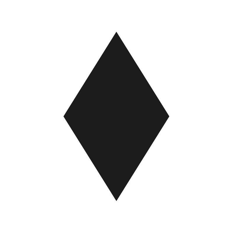 Diamond shape Vinyl Decal Car Window Diamond symbol Sticker