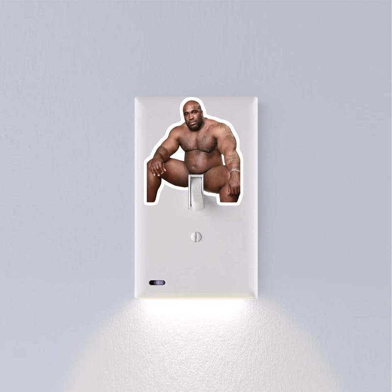 10pcs Funny Barry Wood Light Switch Sticker Decals, Waterproof Vinyl gallery