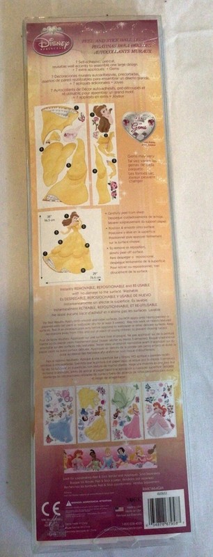 BELLE DISNEY PRINCESS Decal Removable WALL STICKER Home Decor Mural Girls Room gallery