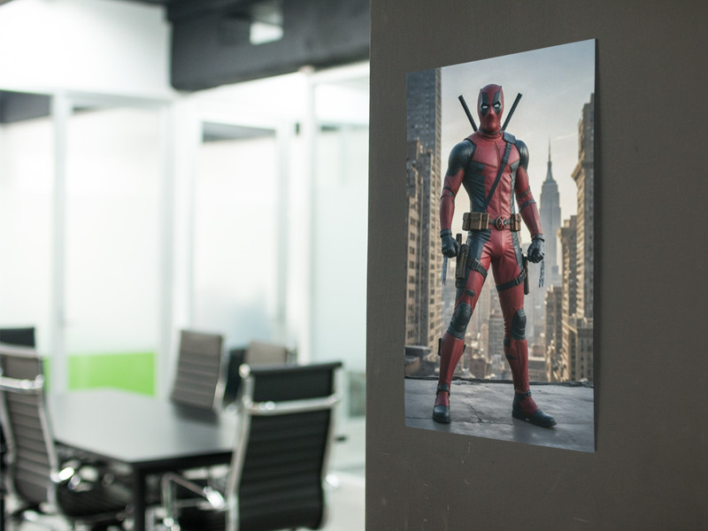 DEADPOOL Comic Wall Vinyl Decal Graphic Poster (Removable Adhesive Backing) gallery