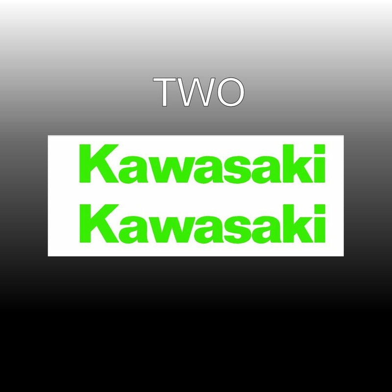 2X Kawasaki Sticker Decal Kawasaki Vinyl Sticker 2x (PAIR) –