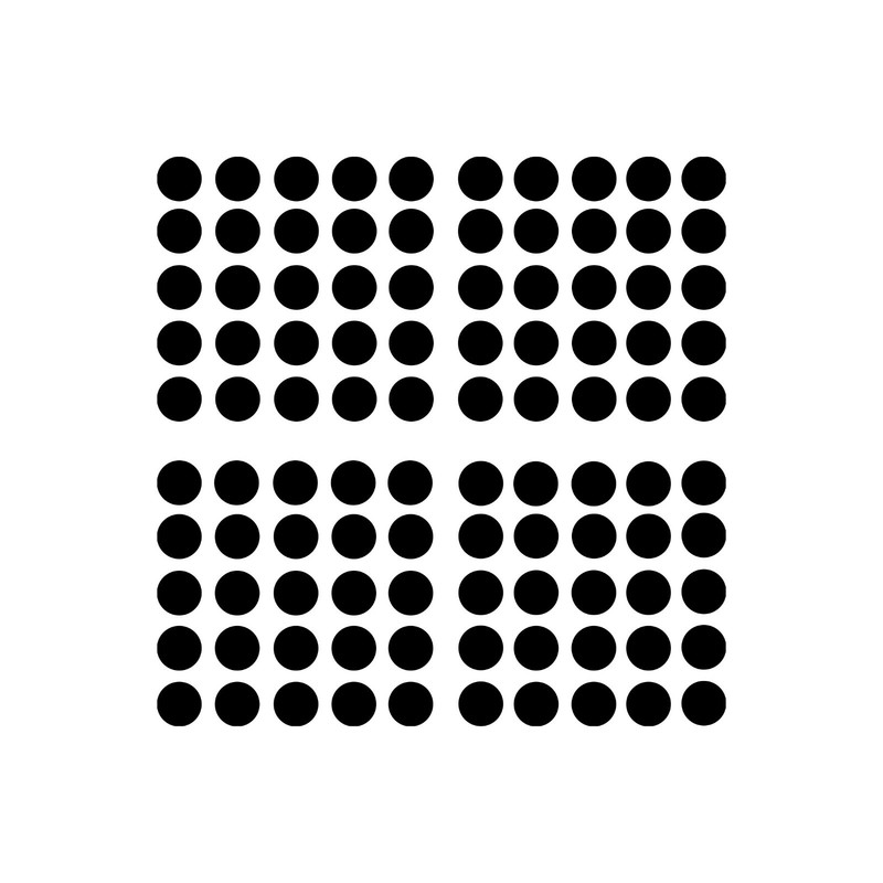 POLKA DOTS Vinyl Decal Stickers – Circles Round Dot Polka-Dot Crafts