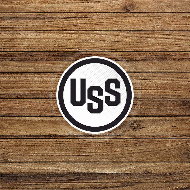 USS United States Steel Corporation Vintage Logo Sticker Decal #1775