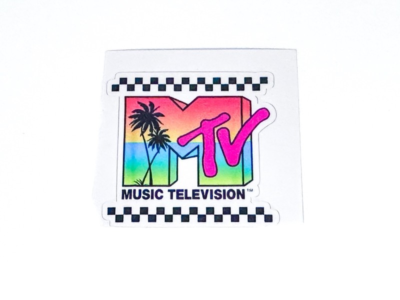 MTV Sticker Vintage TV Retro Music Nostalgic Decal Laptop Tablet Tumbler Journal