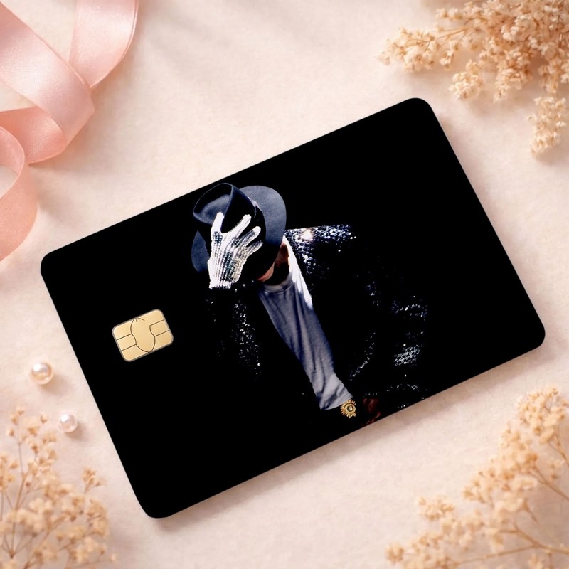 King of Pop Credit Card Skin Michael Jackson Vinyl Sticker Cover Music Legend Gi gallery