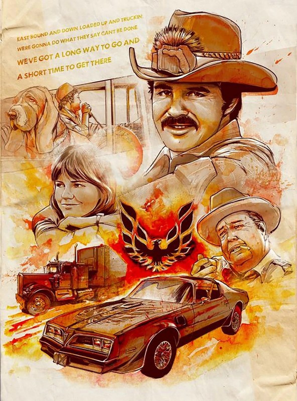 Smokey and the Bandit Sticker Decal Logo laptop vinyl decal