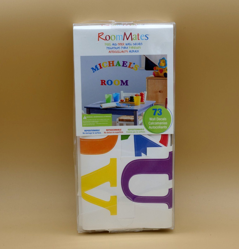 RoomMates 73 Wall Decals Wallpaper Stickers Game Room Letters