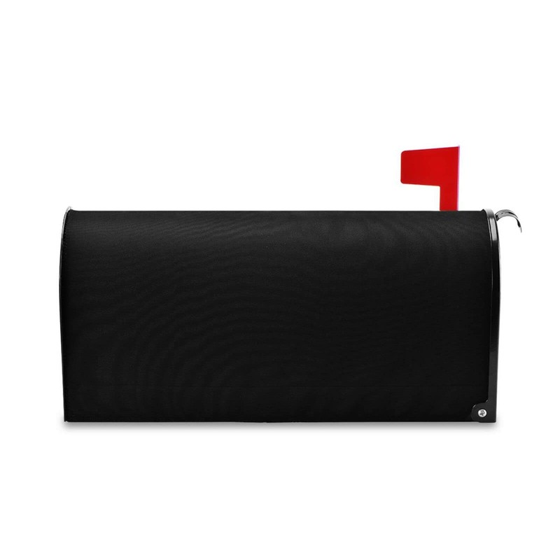 KLL Black Magnetic Mailbox Cover – Polyester Wrap for 18×20.7in,