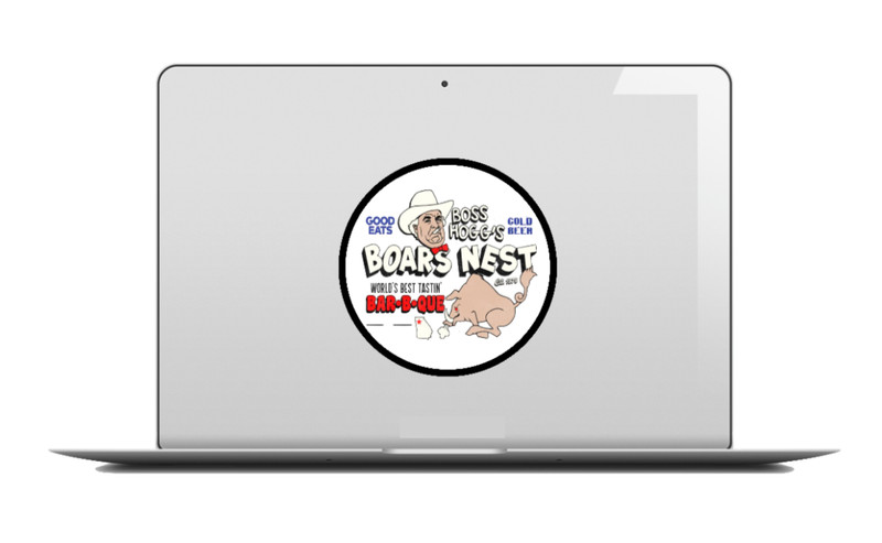 BBQ - Boar's Nest (Boss Hogg's) -Vinyl Decal Sticker Car Window Cooler Bar Cart gallery