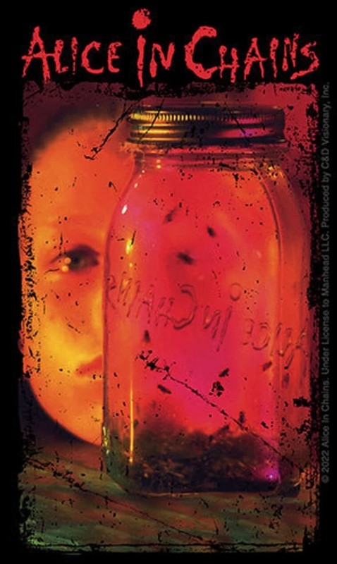 Alice In Chains ~ 2″ x 3″ Vinyl Sticker Jar of Flies ~ Layne Staley ~ Nutshell