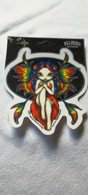 Rainbow Fairy 4.5 x 4 Inch Window Sticker gallery
