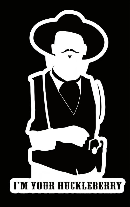 4 Die-Cut Vinyl Stickers Doc Holliday Tombstone Val Kilmer Sticker Pack gallery