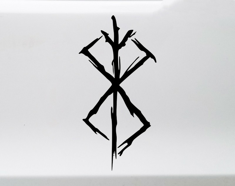 Berserk Norse Rune Vinyl Decal V2 - Viking Berserker - Die Cut Sticker gallery