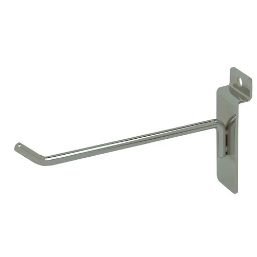 Econoco SW/H6 Chrome Slatwall Hook (Pack of 96)