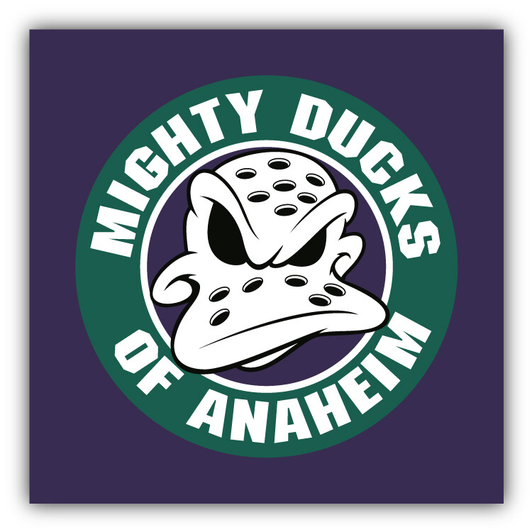 Anaheim Mighty Ducks NHL Hockey Logo Car Bumper Sticker Decal “SIZES”