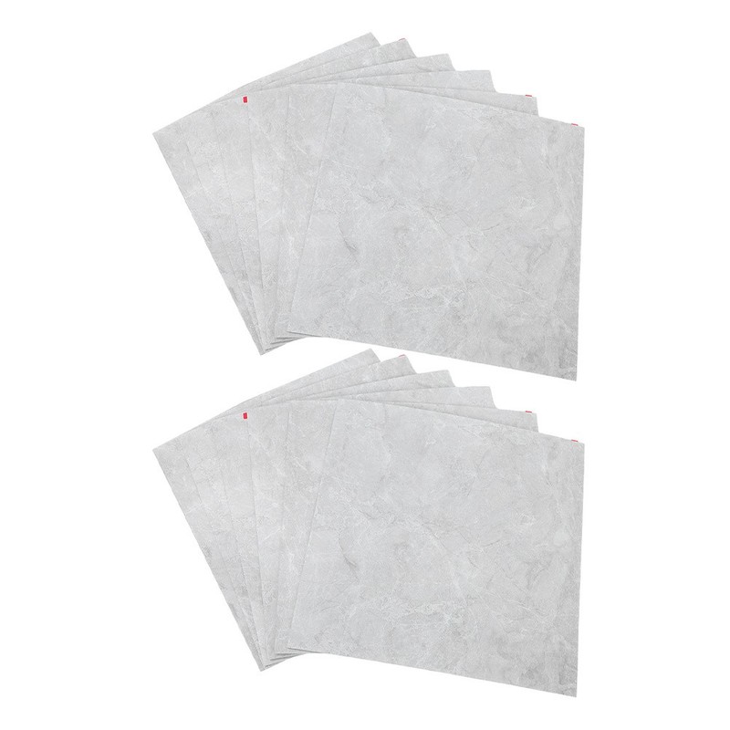 12 Pcs Marble Peel and Stick Backsplash Pattern Self-adhesive Sticker Wall Tile