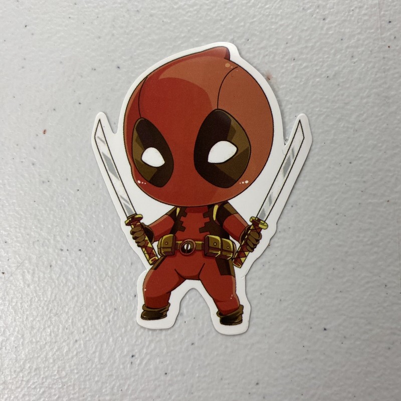 Deadpool Baby Cartoon Sticker Bumper Decal – NEW