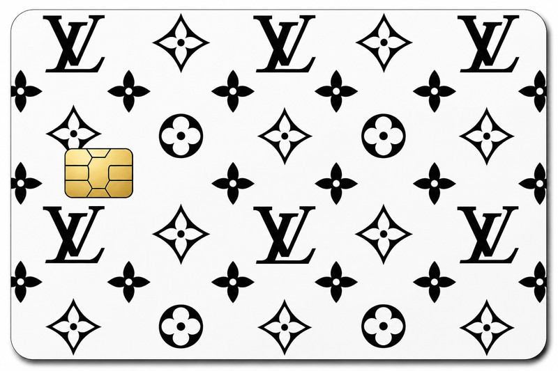 BW Credit Card Debit Card Luxury Skin Cover Vinyl Sticker Decal Laminated