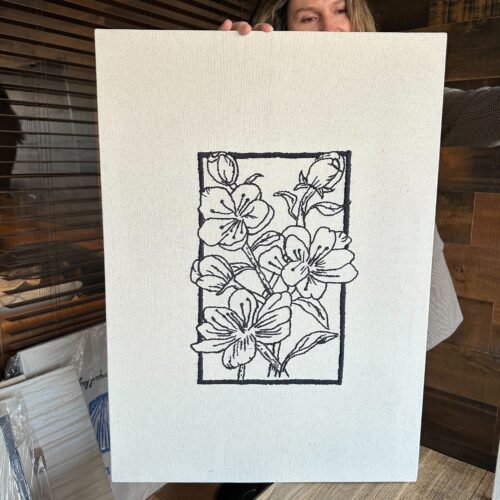 Encadrement de Fleurs II