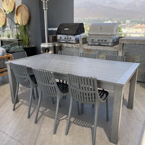 Silla peineta gris