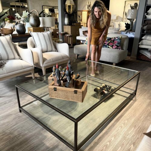 Mesa de centro clara