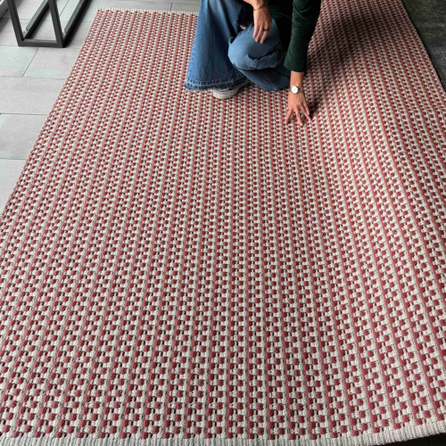 Alfombra Lavable Cestería Terracota