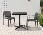 Mesa Moon Cuadrada Negra