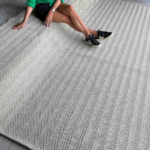 Alfombra Lavable Espiga perla