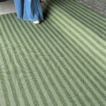 Alfombra Lavable Líneas Oliva
